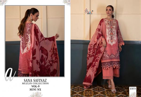 Shree Sana Safinaz Muzlin Collection 9 Mini Nx Cototn Pakistani Suits